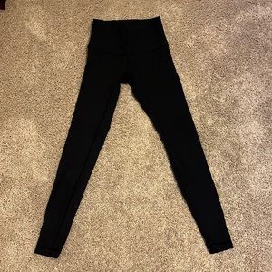 Lulu Lemon Black Leggings Size 8 28”